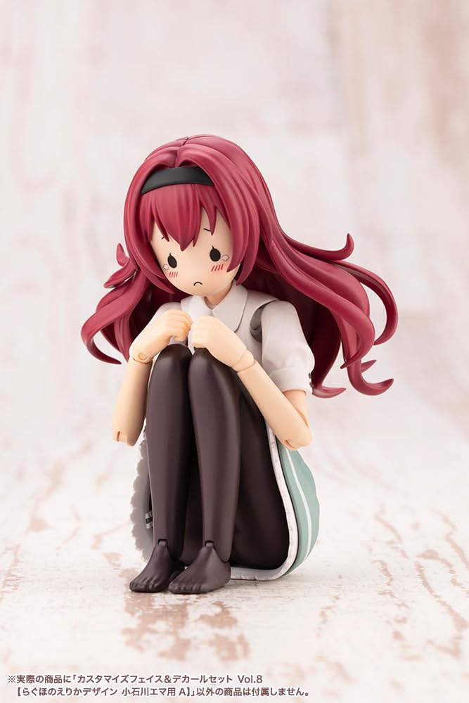 Custom Face & Decal Set Vol.8 for Koishikawa Emma A 1/10 Scale Model Kit - Designed by Ragho No Erika