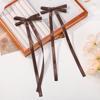 LOVEKIKI 2Pcs Long Tassel Hair Bow Hair Clips for Girl Lovely Ribbon Headwear Ins Party Ponytail Barrette Women Hair Accessories