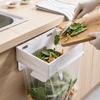 Wall-Mounted Trash Bag Holder Foldable Waste Bin Holder Space Save Trash Can Rack  Office