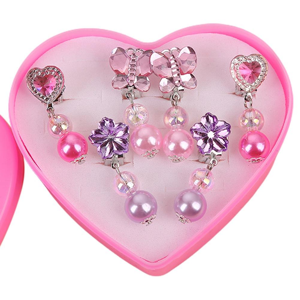 

2024, 7 пар, детские зажимы для ушей в корейском стиле, клипсы для ушей с милыми мультяшными животными, серьги без пирсинга, серьги для девочек, детский подарок, ювелирные изделия 2