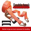 All-Purpose Heavy-Duty Ratchet Tie-Down Straps for Secure Cargo Binding