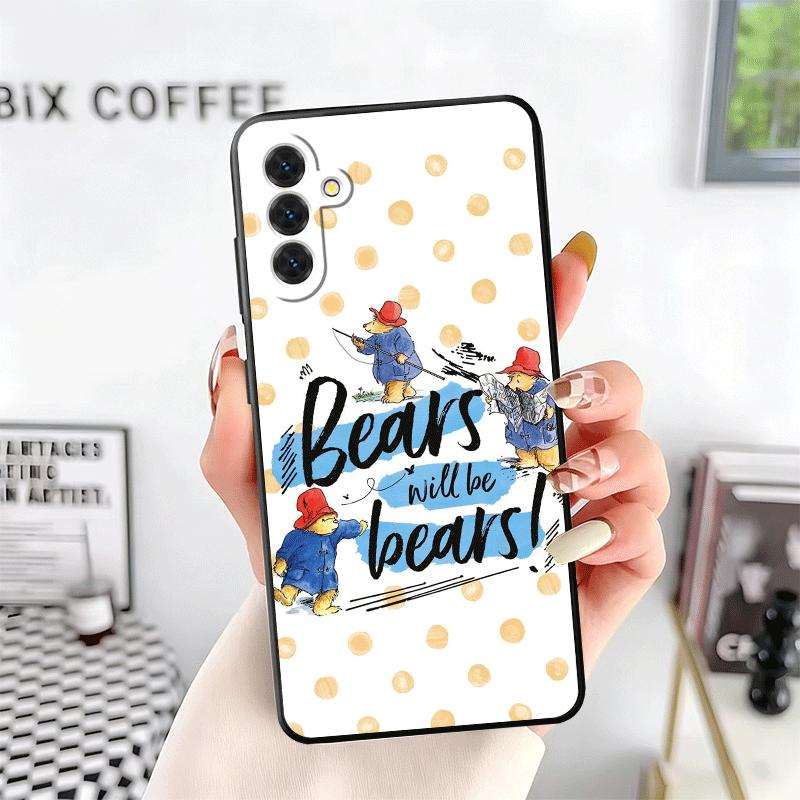 

Cute P-PaddingtonS Bear Soft Phone Case for Samsung A17 A37 A57 A16 A26 A36 A56 A15 A25 A35 A55 A14 A24 A34 A54 A13 A23 A33 A53 Samsung A36