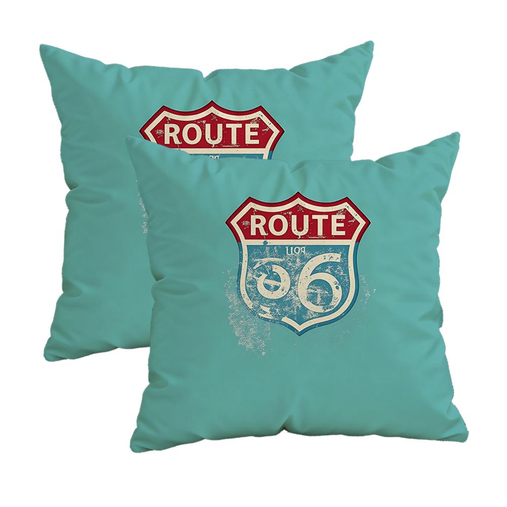 Daisies Bloom On Turquoise Pillowcaseszipper Design, Decorative Pillowcase, 45X45 Cm Pillowcase