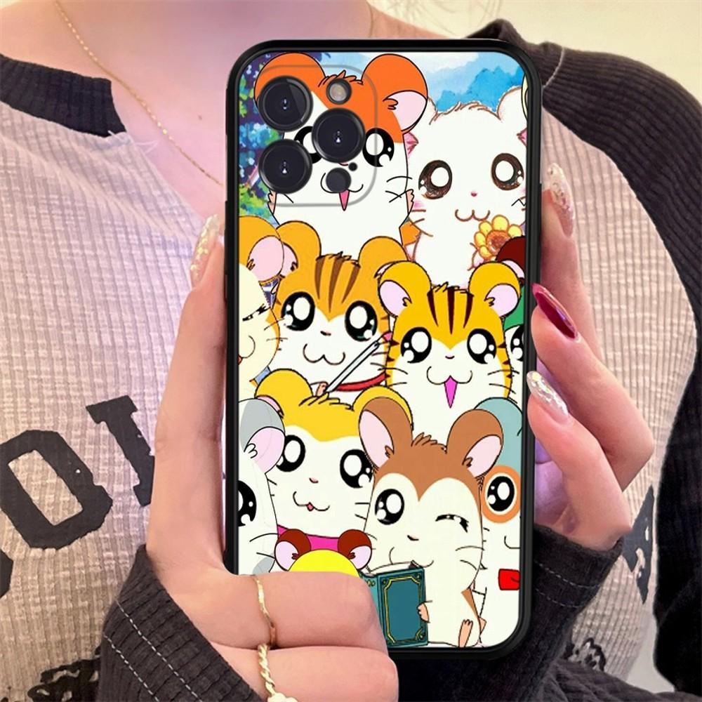 

Hamtaro Cute Hamster Kawaii Lovely Phone Case For IPhone 16 15 14 13 12 Mini 11 Pro XS Max X XR SE 6 7 8 Plus Soft Silicone iPhone 12 mini