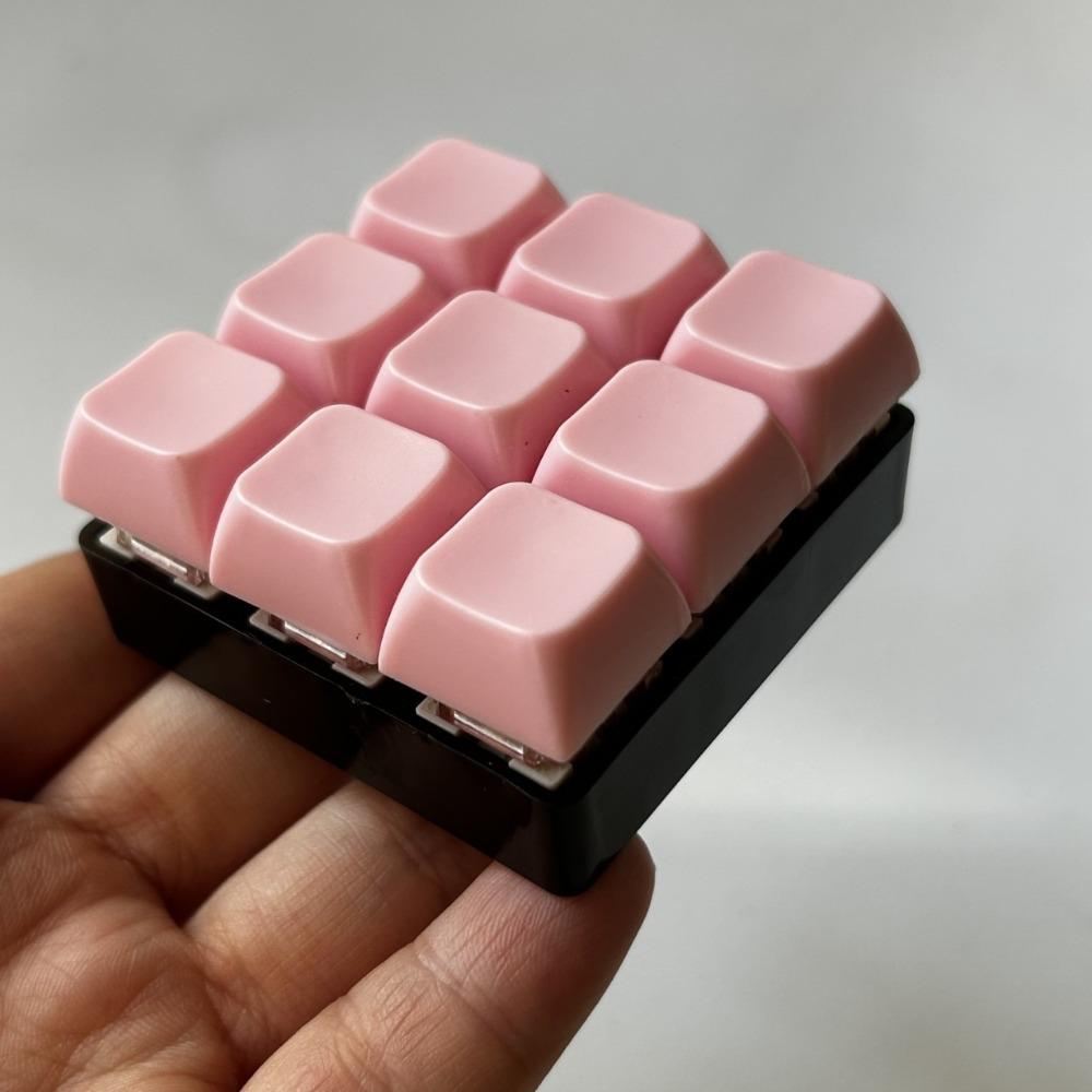 Breloc Fidget Tastatură DIY Relaxant Buton Taste Keycap Clicker Jucărie Eliberare Stres Trecerea Timpului Capac Tastatură deget Adult