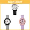 Childrens Fashion Quartz Watch With Waterproof Silicone Band And Decorative Pointer For Kids Gift