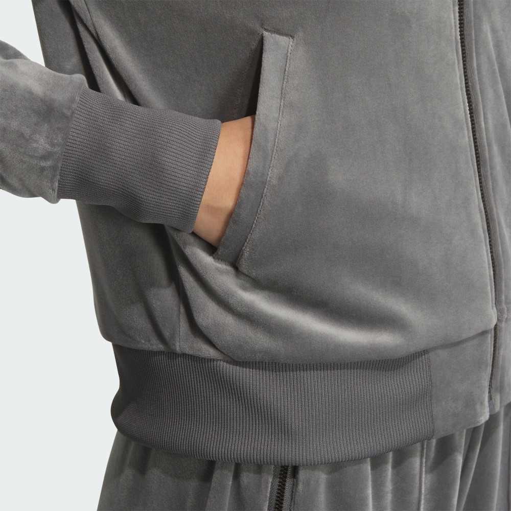 Adidas Casual Series Comfortable Modern Sports Jacket Women Jacket Gray JX6843