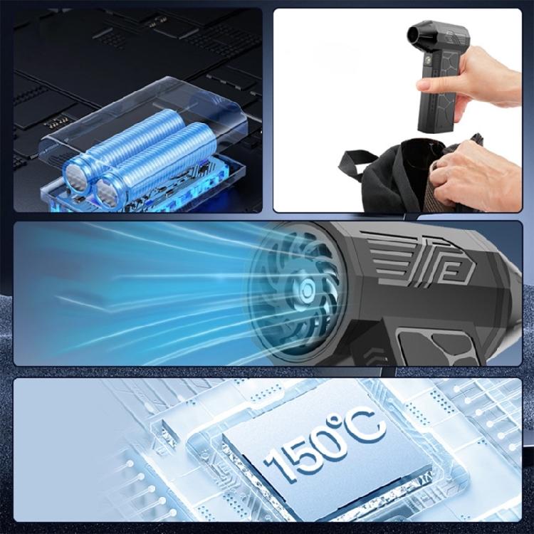 Efficient LED Camping Dust Blower Convenient Outdoor Air Dusters Blower for Lighting and Dust Clearing