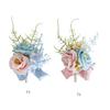 Set of 5 Rose Wedding Boutonniere Set Handmade Corsages Pins for Grooms and Bridals Party Elegant Suit Accessories