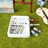 Miniature Watercolor Pencil Paint Box Lifelike Design Mini Paint Box Pretend Toys DIY Simulated Scene Model Play