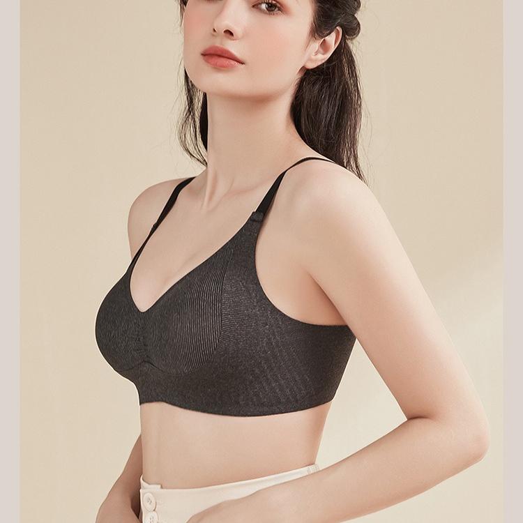 Seamless Lingerie Women's Gathering and Lifting Bra Retractable Accessory Breasts Anti-sagging Sports Bra Stable and Comfortable Lingerie