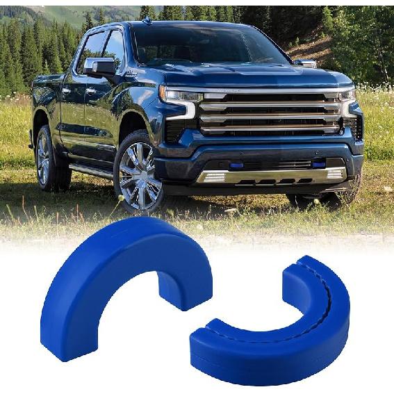 Tow Hook Covers Fit For Chevy Silverado 1500 2007-2026/GMC Sierra 1500 2007-2018, Ized Car Tow Hooks Compatible With Chevrolet Silverado 1500
