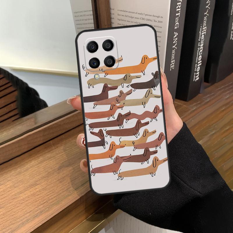 Süßer Dackel Hund Heißes Case Für Samsung Galaxy M56 M06 M16 M36 M52 M32 M12 M54 M34 M14 M35 M55 M15 M11 M31 M13 M53