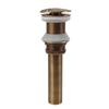 Pop Up Sink Drain Vintage Sink Vessel Drain Stopper Plant Pattern Brass Quick Drainage Sink Parts