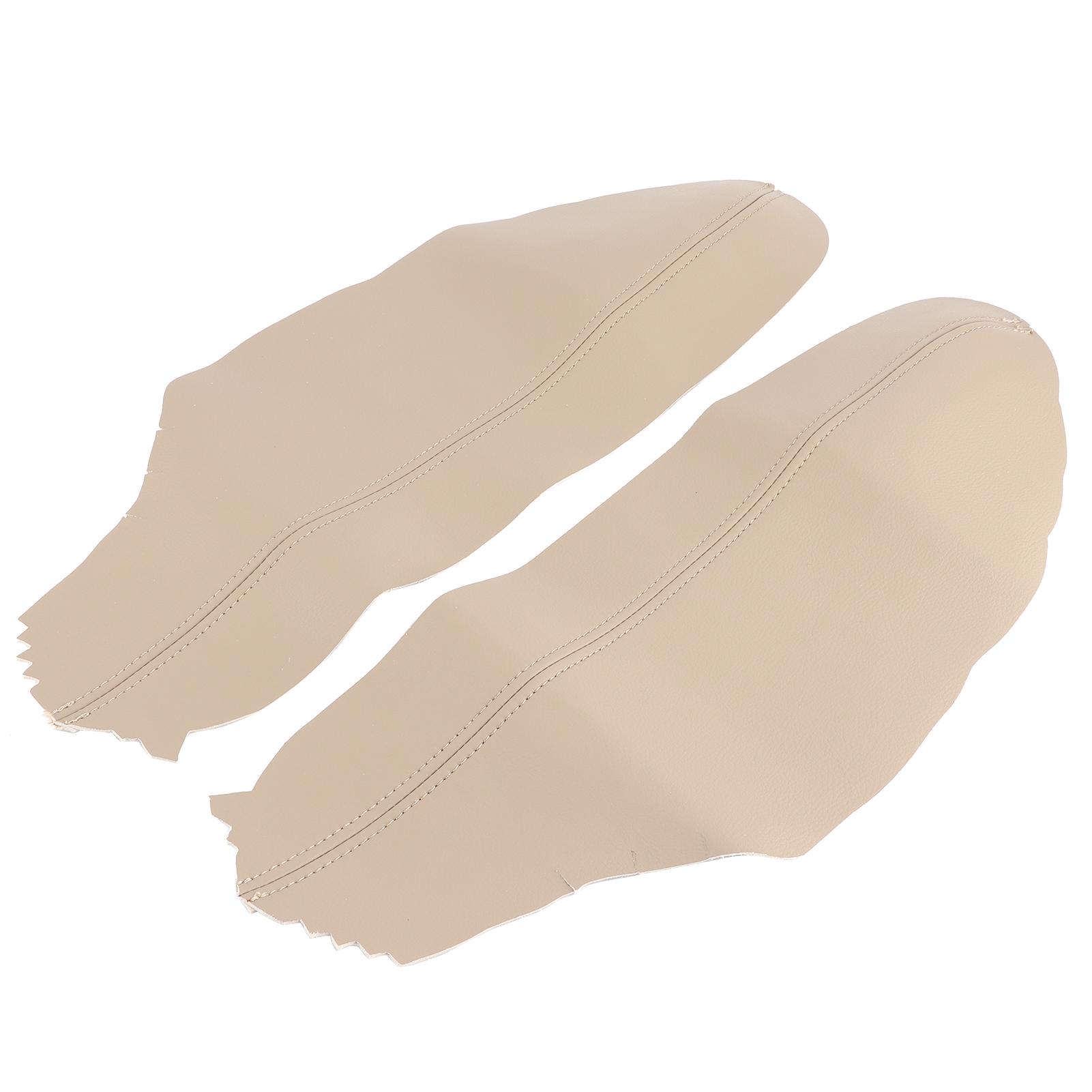 Front Door Panels Armrest Cover Microfiber Synthetic Leather Trim Sticker Fit for       08‑12