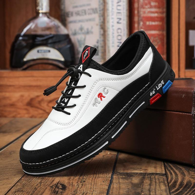 2025 New Men Shoes Breathable Leather Casual Shoe Business Men Shoes Four Seasons Versatile Tide Shoes Zapatillas Hombre