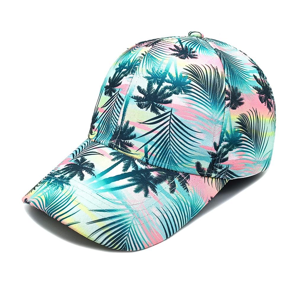 

Весенне-летняя мода Бейсболка с кокосовым принтом Мягкий верх Уличная регулируемая кепка с утиным козырьком Унисекс Поп Защита от солнца Кепка-утка XS