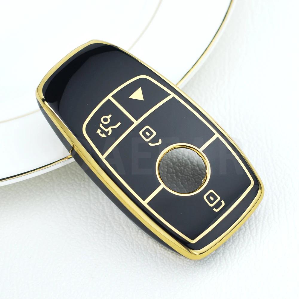 For Mercedes Benz A C E S G Class GLC CLE CLA W177 W205 W213 W222 X167 AMG TPU Car Remote Key Case Cover Shell Accessories