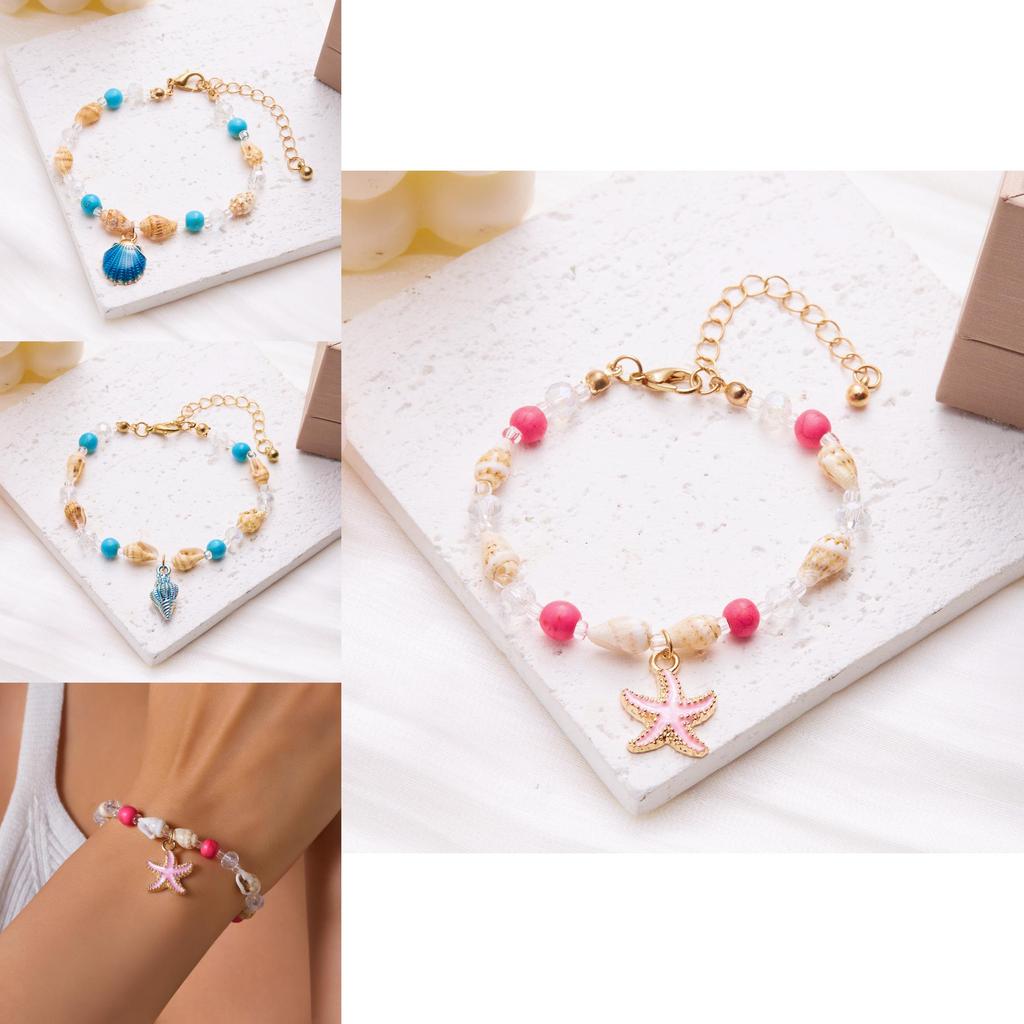 Boho Shell Hand Chain With Handcrafted Design For Beach Party Gift For Teens And Adults