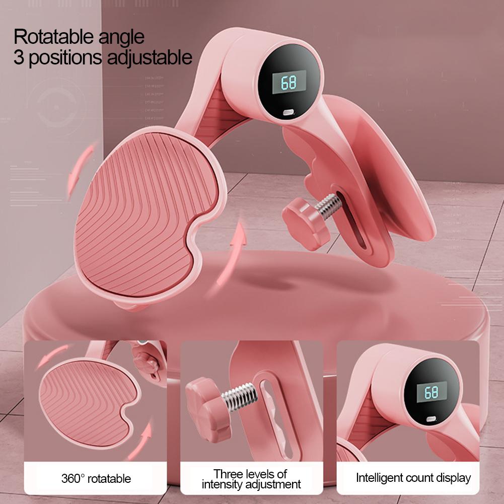 Buttock Exercise Machine Smart Screen Count Rotatable Hip Training Device Yoga Props izable Fit Type-C Charging Athletic Equipment