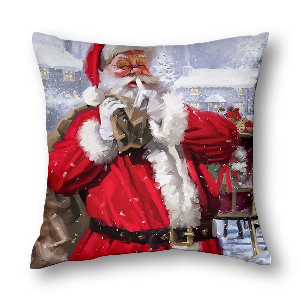 Christmas Decor Cushion Cover Sofa Decor Cushion Cover Bed Decor Pillow Cover Home Decor 40X40 45X45 50X50 60X60Cm