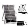 Solar Panel Charger Solar Panel USB Charger Outlet 4 USB Ports Outdoor Portable Solar Cell Plate for Outdoor Hiking and Camping