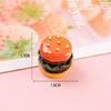 Cheeseburger & Ice Cream Resin Shoe Charms & Hair Accessories Decoration Set