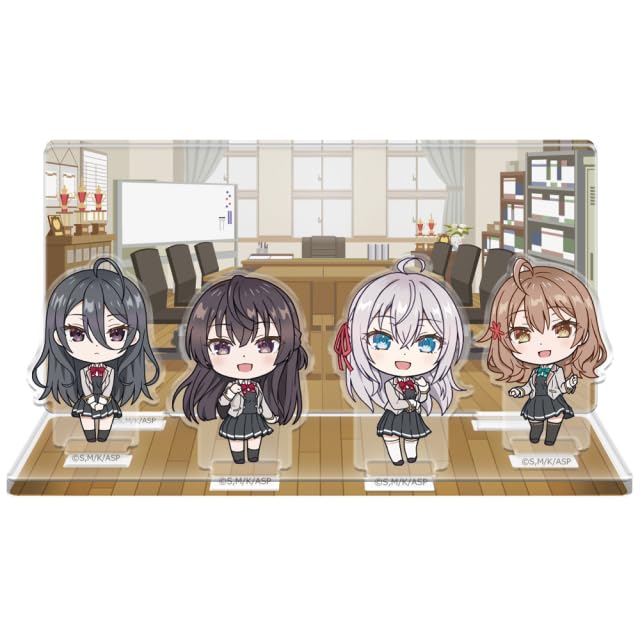 

the neighbor who occasionally whispers in showing her affectionate Acrylic deformed and Ayano Alya, Russian, side. diorama, characters Alya, Yuki,