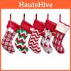 Stocking Christmas Knitted Xmas Sock Sack Gift Bag Tree Fireplace Decor Ornament