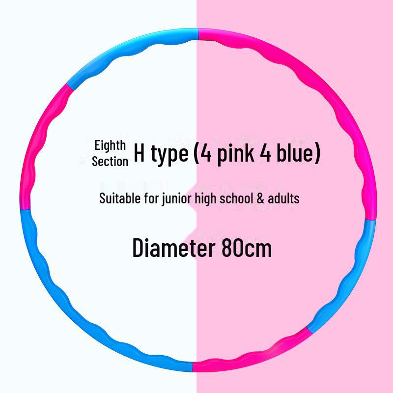 Detachable Plastic Hula Hoop for Young Children: Ideal for Beginners, Girls Ages 3-10, Kindergarten & Primary School.