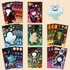 Spooky Cartoon Stickers Set Of 8 For Laptop Tablet Personalizations Halloweens Party Theme