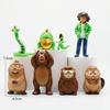 8pcs/set  Hoppers Movie Action Figures, Mabel & King George Beave Collectible Toys, Cartoon Character Dolls for Kids Gift