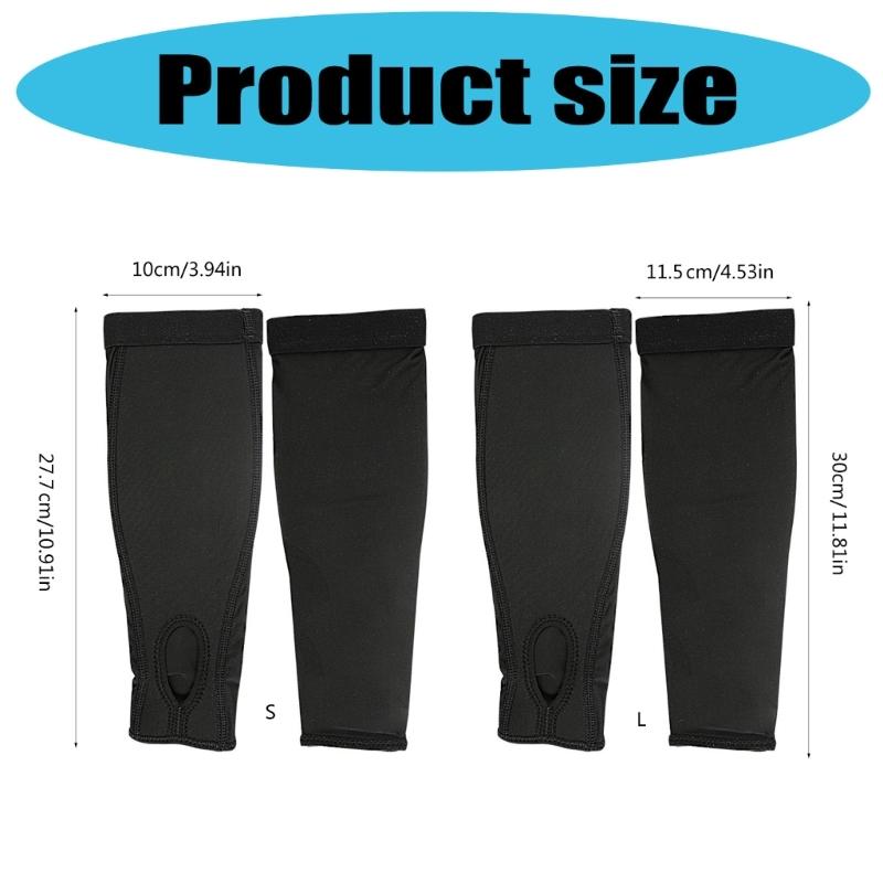 1Pair Volleyball Arm Sleeves With Forearm Pad And Thumb Hole Unisex Outdoor Sports Arm Protectors Sleeve for Men Women