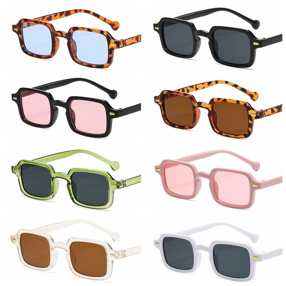 Vintage Leopard Print Sunglasses Unisex Square Sunglasses Retro Sunglasses  Summertime