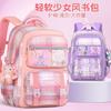Printed Name O Elementary School Schoolbag Girls One Two Three Girls Six Ridge Protection Lightweight Children's Backpack
