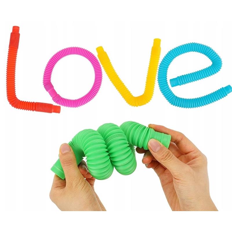 Pop Tubes Sensory Tubes Squishy Anti-Stress Thick XXL Toy 6 pcs