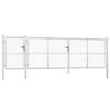 Mesh Garden Gate Silver 500 X 125 Cm Galvanized Steel