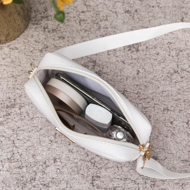 New simple single shoulder crossbody small bag fashionable and casual crocodile pattern women's bag