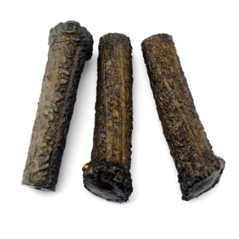 1pc Horse Antler Pattern Bowie Straight Knife Piercing Handle Patch POM Resin Material DIY Making Grip Scale Parts Accessories