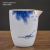 Shangqi Hand-Painted Underglaze Ceramic Tea Pitcher and Strainer Set