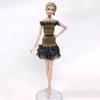 1 ensemble de vêtements de poupée haute couture pour Barbie, tenues, chemise haute, jupe et châle, robe de soirée, accessoires de poupées, jouet pour enfants, 1/6