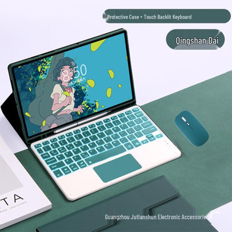 iPad Air M4 Tablet Bluetooth Keyboard Protective Case