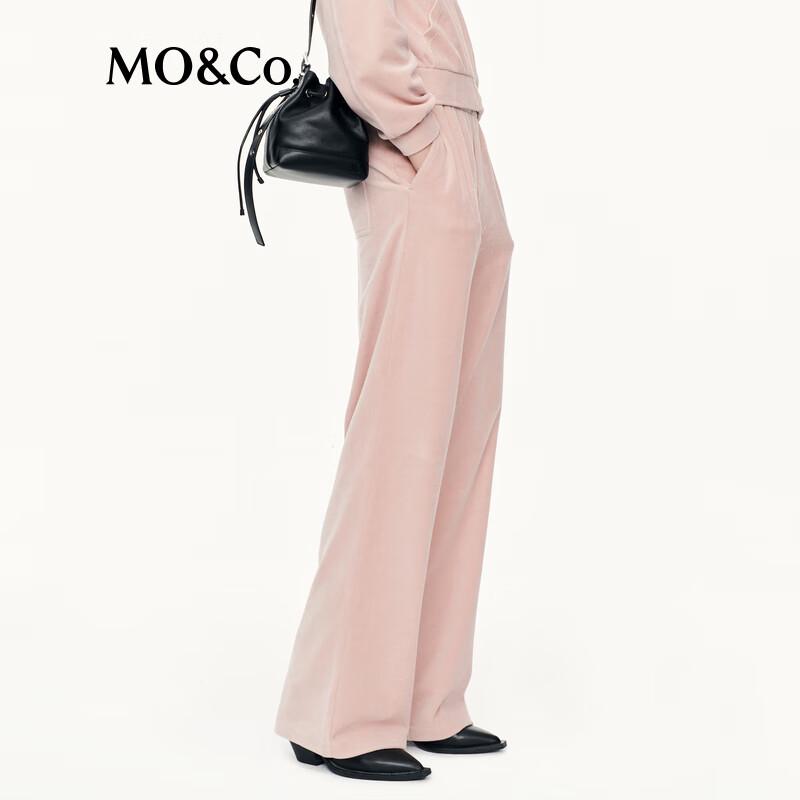 MO&Co. Women's High-Waist Straight Leg Sweatpants