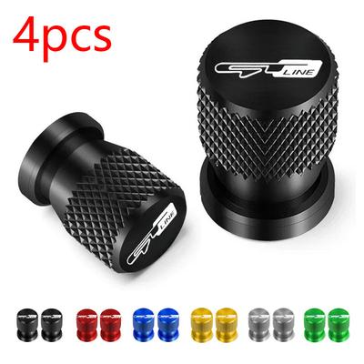 4PCS Car Wheel Tire Valve Caps Tyre Stem Covers Airdust Waterproof For GT Line Sportage Ceed Picanto K5 K4 K3 KX5 Stonic