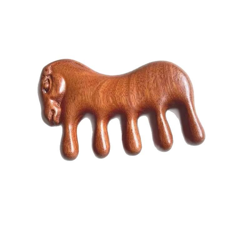 Year of the Horse Meridian Massage Comb - Zodiac Souvenir & New Year Gift for Prosperity