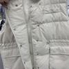Winter Autumn Women's Stand Collar Solid Color Sleeveless Warm Vest Jacket Ladies Loose Chic White Duck Down Coat