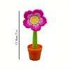 School season 5pcs ballpoint pen creative cute realistic cartoon plant sun flower pot plant ballpoint pen