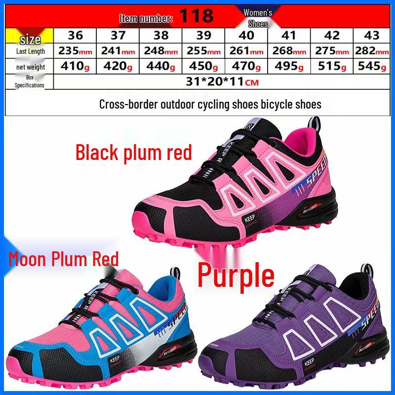 Women's Outdoor Trail Running & Hiking Shoes - Breathable, Plus Size, Ideal for Travel & Walking.