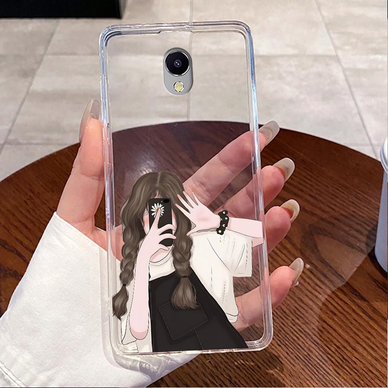 

For Meizu M6 Transparent Soft Silicone TPU Cover For Meizu M6 Note Good-looking Pattern Moonlight Love Tree Shock Casing Meizu M6