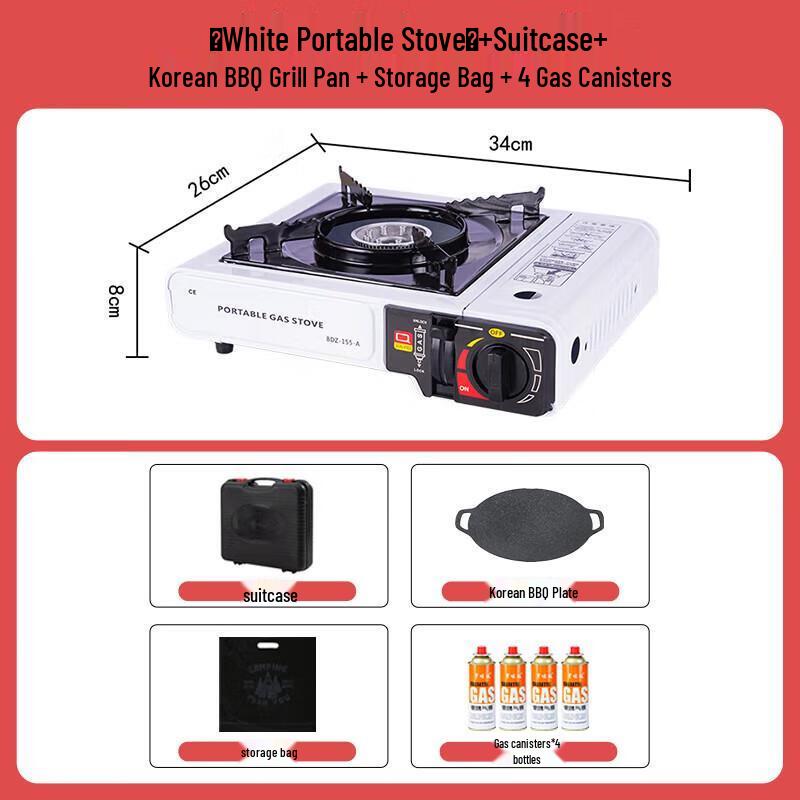 Jundingying Explosion-Proof Portable Camping Stove Kit